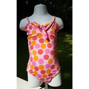 NEW Submarine Poka Dot Pink Toddler Swismuit 4/4T